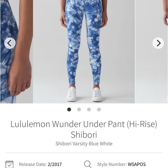Blue and White diamond dye lulu leggings - Picture 9 of 9